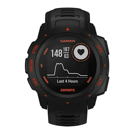 Garmin - Instinct Esports GPS Smartwatch 22mm Fiber Reinforced Polymer - Black