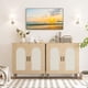 thumbnail image 2 of Qinaqin Rattan Single Puerta Buffet Gabinete Accent Console Mesa para Entryway cm de Profundidadining Sala y Kitchen con Ajustable Shelves 35.2 en 1 Piece, 2 of 6
