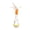 Orange 1Pcs, variant on HOARBOEG 1Pcs Pet Tumbler Toy for Cats, Weighted Wobble Wand Interactive Cat Toys with Built-in Feather Teaser Dangling Bell, Self-Play Hunting Stimulation Toy for Indoor Cats Kittens Yellow