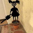 thumbnail image 4 of Metal Garden Stake Devil Silhouette Stake Yard Sign Decoraciones De Halloween Para Patio De Césped Al Aire Libre matsuzay HA037664-00, 4 of 6