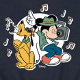thumbnail image 3 of Disney - Mickey & Friends - Pluto Sings while Mickey Dances - Men's Crew Neck Fleece Pullover, 3 of 5