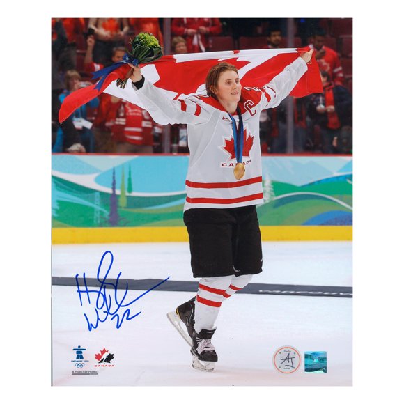 Hayley Wickenheiser Autographed Team Canada Olympic Gold 8x10 Photo