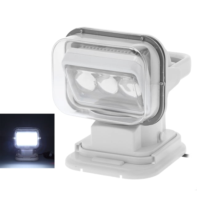 Luz 60W LED Reflector Control Remoto 360 Ajustable 4800LM Lámpara De Búsqueda Blanca IP67 A Prueba De Lluvia