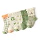 thumbnail image 4 of 5 pares de calcetines para niñas, calcetines suaves y lindos de algodón para niños, calcetines cálidos y transpirables para niños, estilo otoño invierno, serie Forest XL (9-12 años), 4 of 5