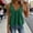 Green, variant on Women's Vertical Stripe V Neck Sleeveless Layering Waistcoat, Chest Pocket Button Down Casual Vest Top Wine M