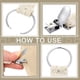 thumbnail image 5 of Qarigey Sombrero Clips en bolsa Bufanda Guantes Soporte de aleación Bolsillo Senderismo Picnic Pesca Equipaje Abrazadera Multiusos Viajes Adultos Accesorios de disfraces Qarigey AP011667-00B, 5 of 6
