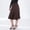 *Brown, variant on ClodeEU Women High Waist A line Flared Midi Skirt, Elegant Knee Length Skirt for Office and Casual Brown,Womens Plus L