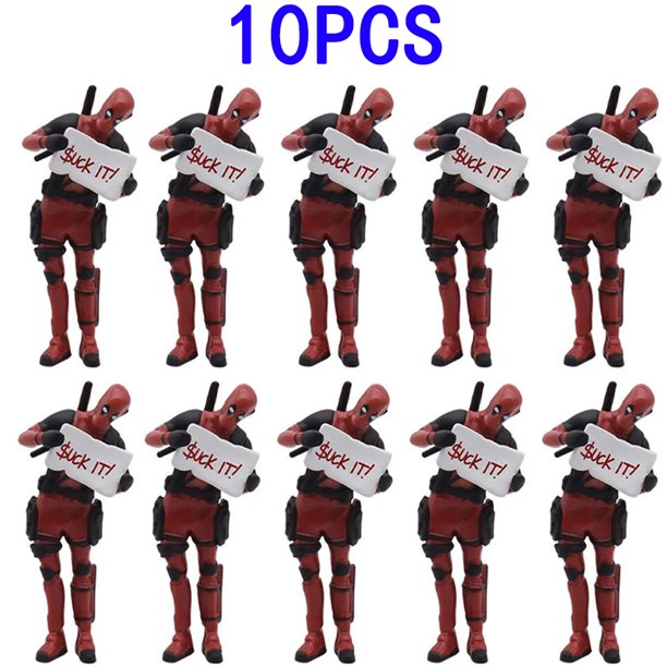 Deadpool y Lobezno figura de Deadpool 3, figura de película bonita, muñeco de juguete, modelo de decoración de felpa para niños, regalos de cumpleaños