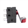 thumbnail image 6 of 50Pcs Micro-Roller Lever Arm Open Close Limit Switch Kw12-3 Pcb Microswitch,50 x Micro-roller switches,Black & Red, 6 of 8
