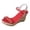 c-Red, variant on Women's Platform Wedge Sandals with Arch Support Espadrilles Ankle Strap Dress Shoes High Wedges Heel Casual Party Sandal Black 6