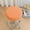 🔥 Orange_Base#310, variant on Bar Stool Cover | Round Seat Protector |  Washable Slipcover | Stool Cover with Elastic Band | Fits 13.78" Diameter