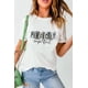 thumbnail image 1 of ABPHQTO Camiseta blanca de manga corta con estampado gráfico PERFECTAMENTE imperfecto para mujer, 1 of 5