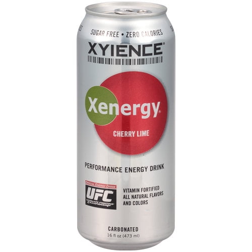 XYIENCE Xenergy Cherry Lime Energy Drink, 16 Fl. Oz.