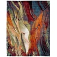 thumbnail image 2 of Safavieh Glacier Rug Collection Abstract, Modern Power Loomed Red/Green Geometric Area Rugs, 8' x 10', Stain Resistant, 2 of 10