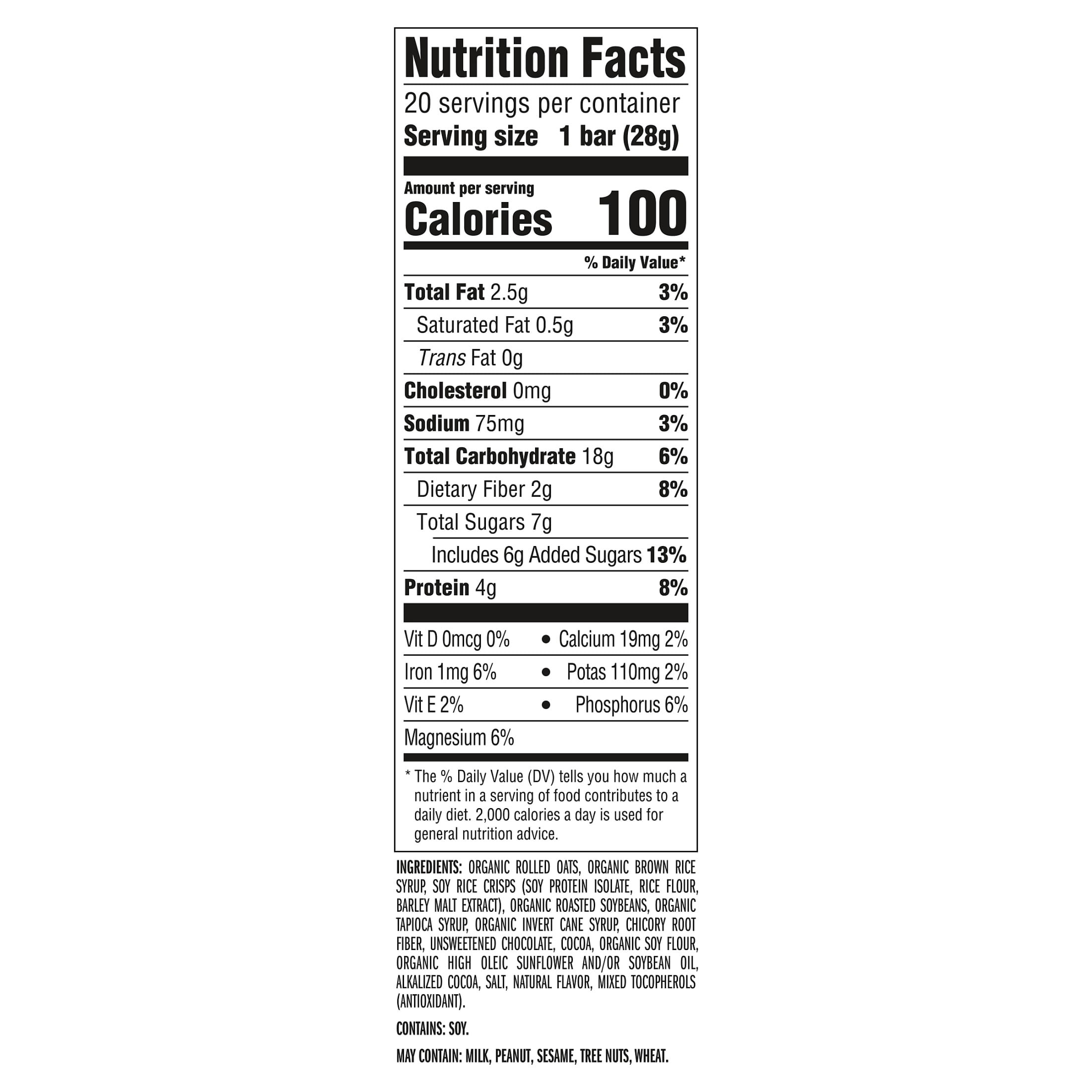 CLIF BAR Minis Chocolate Brownie Flavor Snack-Size Energy Bars, 20ct