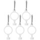 thumbnail image 1 of 5 uds Clips para mástil de bandera anillos de montaje con Clips anillos para mástil de bandera anillos de montaje giratorios para bandera, 1 of 6