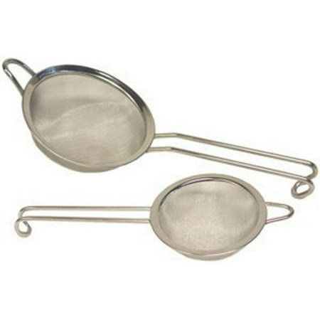 YBMHome 2312 Stainless Steel Fine Mesh Strainer Colander Sieve With Handle 12 Cm