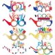 thumbnail image 2 of Gafas de fiesta temáticas de los Juegos Franceses 2024, marco de gafas de papel, decoraciones temáticas olímpicas 2024 (8 piezas), 2 of 5