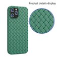 thumbnail image 3 of Lojalitet Compatible con iP14Pro 6.1, Funda para teléfono con diseño de Textura de Cuero y Tejido, Material de TPU, Ultrafina, Verde, 3 of 5