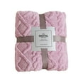 thumbnail image 2 of Fleece Blanket Thickened Sofa Blanket Plush Soft Comfortable Bed Blanket Thick Wool Warm Blanket for Autumn and Winter Conditioning Blanket Coral Blanket, 2 of 5