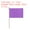 Purple, variant on Uxcell 8x5 Inch Mini Plain Flags, Solid Blank Flags Small Hand Held Graffiti Flag for DIY Party, White 12 Pack