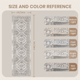 thumbnail image 6 of Roxstand 2'x8' Washable Runner Rug for Hallway Entrance Bedroom Entryway, Vintage Oriental Non Slip Stain Resistant Kitchen Rugs, Brown, 6 of 10