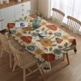 thumbnail image 2 of Colorful Mushroom Flower Light Pattern Rectangle Tablecloth 60"x84",Waterproof Polyester Rectangle Table Cloth, Wipeable Spillproof Polyester Tablecloth for Dining, Camping, Indoor and Outdoor, 2 of 5