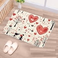 thumbnail image 5 of Valentine's Day Indoor Rug Outdoor Carpet Door Rug Polyester Non-Slip Machine Washable Bath Mats, 5 of 6