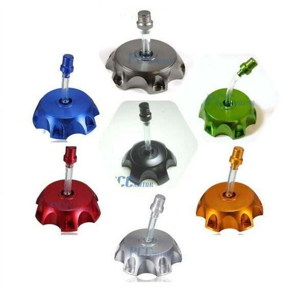 NEW BLACK BILLET ALUM GAS CAP SSR70 SDG110 90 107 110 125cc PIT BIKE GC01