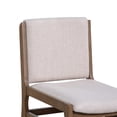 thumbnail image 5 of Christopher Knight Home 5-Piece Modern Round Pedestal Dining Table with Upholstered Chairs, Walnut, 5 of 16