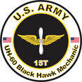 thumbnail image 1 of 5.5 Inch U.S. Army MOS 15T UH-60 Black Hawk Mechanic, 1 of 1
