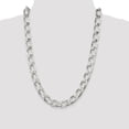 thumbnail image 2 of Sterling Silver 12.35mm Elongated Open Link Chain (Weight: 92.48 Grams, Length: 24 Inches), 2 of 4