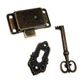 thumbnail image 4 of Cerradura de gabinete,Cerradura para gabinete,diseño vintage,cerradura para muebles resistente,Cerradura para cajón de escritorio Cerradura decorativa de diseño antiguo,Accesorios para, 4 of 8