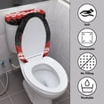 thumbnail image 3 of HELLHERO Spider web Toilet Cover Set Elastic Edge Toilet Protector Cover & 2-Piece for Bathroom Home Comfort Dust-Proof Fits All Toilet Shapes, 3 of 8