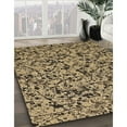 thumbnail image 3 of Ahgly Company Machine Washable Indoor Square Transitional Yellow Orange Area Rugs, 5' Square, 3 of 7