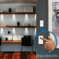thumbnail image 3 of Great Value Wireless LED Puck Lights with Wall Switch - 2 Pack, 3 of 7