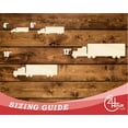 thumbnail image 3 of Unfinished Wood Semi Truck Shape 4" / 1/8", 3 of 3