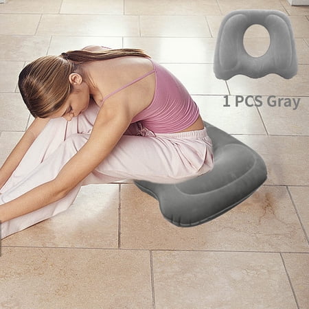 Donut Pillow Hemorrhoid Cushion for Tailbone Pain Relief, Medical Anti-bedsore Seat Cushion for Pressure Sores, Bedsores, Pregnancy, Disabled & Paralyzed, Butt Pillow with Removable（Gray）