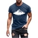 thumbnail image 5 of Hombres Pantalones Cortos de Manga Corta Impresa Casual Cuello Redondo Superior, Camisa de Moda para el Verano Y la Primavera, 5 of 8