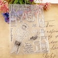 thumbnail image 3 of Ouginx Clear Stamps, Champagne Party Rubber Stamp for Scrapbooking and Card Making Supplies, 3 of 5
