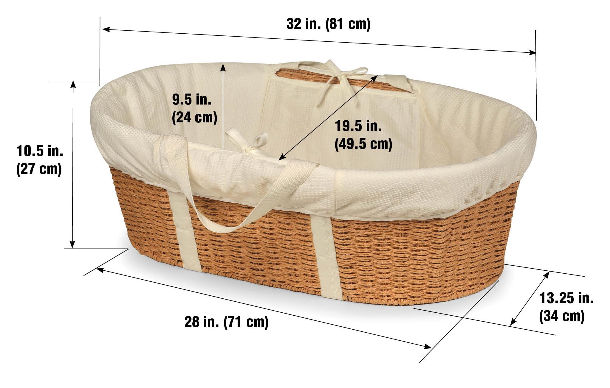 moses basket mattress 72 x 26.5