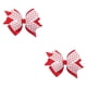 thumbnail image 1 of Guardurnaity Pinza para el pelo con lazo para niñas, alfileres multicapa, abrazadera en forma de corazón, pasadores decorativos, tocados, regalo rojo doble capa 2Conjunto, 1 of 6