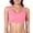 Pink, variant on Womens Sports Bra Gym Bra Women's Tank Style Cotton Sports Bras Low Impact Sports Bras