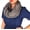 Gray, variant on Sheer Sequin Striped Crinkled Pattern Infinity Loop Scarves