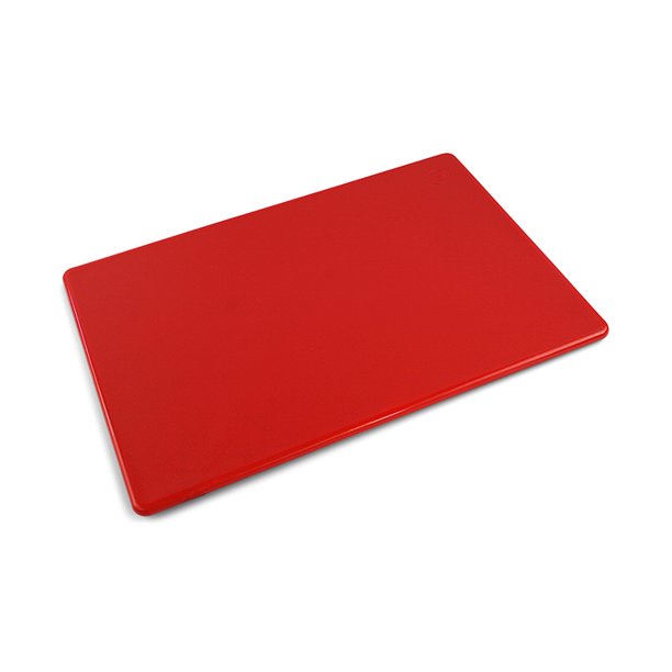 Commercial Red Plastic Cutting Board 20 x 15 x 1/2