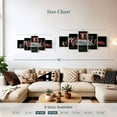 thumbnail image 4 of Elephant Stock Poker Wall Art - Horizontal Multi Panel Canvas - Living Room Wall Decor - Hobbies And Lifestyle Multi Panel - Black And Red Decor - 55" x 24", 4 of 8