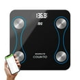 thumbnail image 2 of COUNTO Smart Scale- Digital Scale Measuring Body Parameters| Smart Bluetooth Body Fat Measurement Device, Body Composition Monitor with Smart App| Bathroom Scales Accurate for Bmi Muscle, 2 of 4