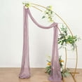 thumbnail image 5 of Efavormart 20ft Gauze Cheesecloth Violet Amethyst Wedding Arch Drapery Fabric, Window Scarf Valance, Boho Arbor Decor Curtain Panel, 5 of 11