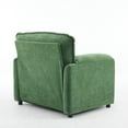 thumbnail image 7 of 38" Oversized Chenille Upholstered Armchair, Overstuffed Deep Seat Lounge Chair with Thick Cushions, Modern High Back Reading Accent Chair for Living Room, Bedroom, Office, Dorm, Green, 7 of 7