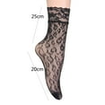 thumbnail image 3 of TANGNADE Ankle Socks for Women 1 Pairs Lace Fishnet Short Stockings Socks Black2, 3 of 4